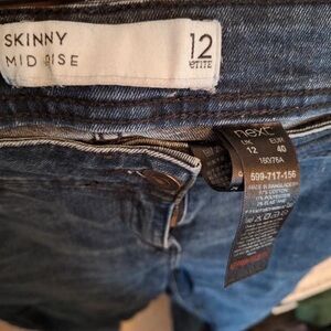 Dark blue skinny jeans